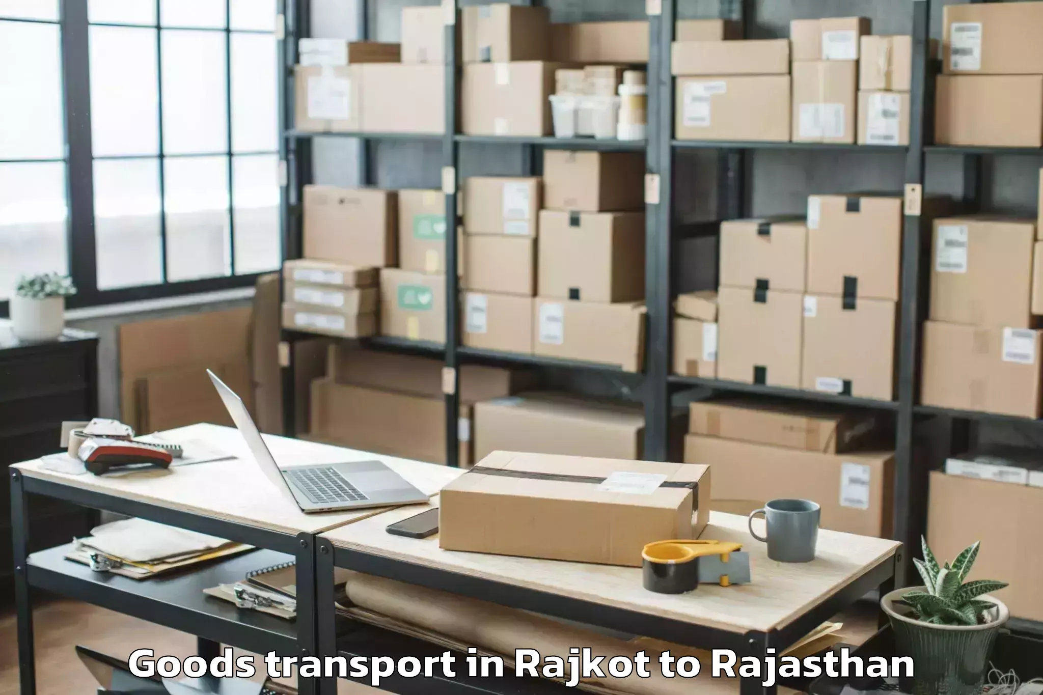 Quality Rajkot to Thanagazi Goods Transport